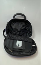 Load image into Gallery viewer, Luca Vergani Womens Purple Black Adjustable Strap Cosmetic Makeup Bag
