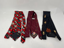 Load image into Gallery viewer, Lot Of 3 Pcs Assorted Looney Tunes Mens Multicolor Printed Designer Ties
