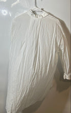 Load image into Gallery viewer, Zara Womens White Long Sleeve Collared Tunic Button-Up Shirt Size Small
