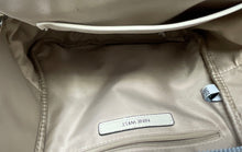 Load image into Gallery viewer, Nine West Womens White Monogram Outer Pockets Adjustable Strap Zipper Backpack

