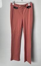 Load image into Gallery viewer, Anne Klein Womens Pink Pockets Flat Front Bootcut Leg Trouser Pants Size 2

