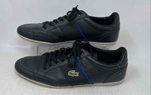 Load image into Gallery viewer, Lacoste Mens Nivolor 0721 1 P Black Leather Lace-Up Sneaker Shoes Size 11
