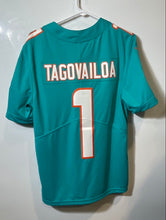Load image into Gallery viewer, Nike Mens Green Miami Dolphins Tua Tagovailoa #1 NFL Jersey Size Small
