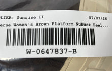 Load image into Gallery viewer, Converse Unisex Chuck 70 De Luxe Heel Platform Brown Sneaker Shoes Sz M7.5 W9.5
