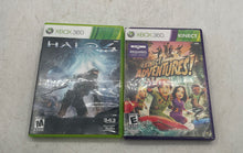 Load image into Gallery viewer, Lot Of 2 Pcs Assorted Xbox 360 Halo 4 And Kinect Adventure Video Games
