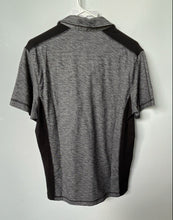Load image into Gallery viewer, Guess Mens Gray Heather Print Slim-Fit Short Sleeve Golf Polo Shirt Size L
