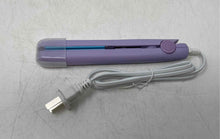 Load image into Gallery viewer, Luvme Purple Mini 2-In-1 Curling Iron Hair Straightener No Tested
