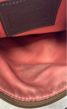 Load image into Gallery viewer, Coach Womens Kristin Brown Signature Graphic Op Art Swingpack Crossbody Bag
