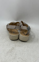 Load image into Gallery viewer, Born Womens Idella Gray Open Toe Wedge Strappy Sandals Size 9M
