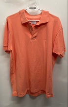 Load image into Gallery viewer, United Colors Of Benetton Mens Orange Spread Collar Short Sleeve Polo Shirt Sz M
