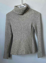 Load image into Gallery viewer, Zara Womens Gray Knitted Turtleneck Long Sleeve Pullover Sweater Size Small
