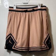 Load image into Gallery viewer, Air Jordan Mens Brown Black Dri-Fit Active Basketball Athletic Shorts Size XL
