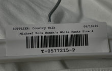 Load image into Gallery viewer, Michael Kors Womens White Light Wash Pockets Straight Leg Jeans Size 4

