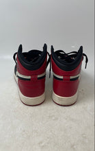 Load image into Gallery viewer, Nike Boys Air Jordan 1 High 575441-610 Black White Red Sneakers Shoes Size 6Y
