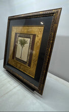 Load image into Gallery viewer, Stately Palm I Tree Black And Gold Artwork Framed Wall Decorative Print
