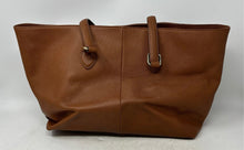 Load image into Gallery viewer, Calvin Klein Womens Brown Leather Outer Pocket Bottom Studs Shoulder Bag
