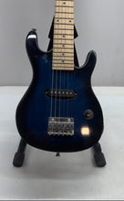 Load image into Gallery viewer, Zeny Black Blue Sunburst 30-Inch Double Cutaway Kids Mini Electric Guitar
