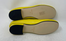 Load image into Gallery viewer, Clizia Womens Yellow Round Toe Block Mary Jane Ballet Flats Size 39
