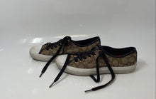 Load image into Gallery viewer, Coach Womens Empire Brown Signature Canvas Lace-Up Sneaker Shoes Size 7.5B
