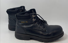 Load image into Gallery viewer, Brahma Mens Gus Black Leather Lace-Up Steel Toe Safety Ankle Work Boots Size 12
