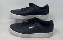 Load image into Gallery viewer, Puma Womens Carina L Black White Low Top Lace-Up Sneaker Shoes Size 11
