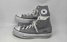 Load image into Gallery viewer, Converse Womens Chuck Taylor All Star Platform Gray Lace-Up Sneaker Shoes Size 8
