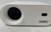 Load image into Gallery viewer, VISSPL Model V16 White Portable LCD Full HD Projector Untested-No Cables
