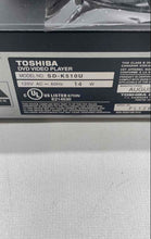 Load image into Gallery viewer, Toshiba Model SD-K510U Black Portable DVD Video Player With Cable Not Tested
