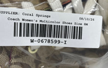 Load image into Gallery viewer, Coach Womens Multicolor Signature Print Lace-Up Sneaker Shoes Size 8M
