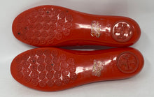 Load image into Gallery viewer, Authentic Tory Burch Womens Orange Slip-On Ballet Flats Size 7M Damaged
