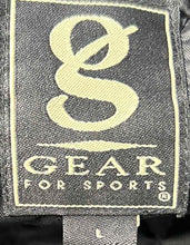 Load image into Gallery viewer, Gear For Sports Mens Black Leather Collared Full-Zip Motorcycle Jacket Size L
