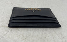 Load image into Gallery viewer, Kate Spade New York Womens Black Saffiano Leather Small Slim Card Holder
