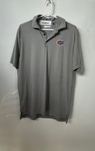 Load image into Gallery viewer, Columbia Mens Gray Geometric Short Sleeve Collared Golf Polo Shirt Size Medium
