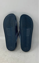 Load image into Gallery viewer, Melissa Womens Cozy M Lover Blue Two-Strap Slip-On Wedge Slide Sandals Size 8
