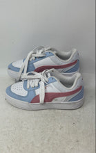 Load image into Gallery viewer, Puma Kids Carter 396316-50 White Blue Pink Low Top Lace-Up Sneaker Shoes Size 4
