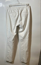 Load image into Gallery viewer, Express Womens White Flat Front Columnist Barely Bootcut Leg Dress Pants Size 4R
