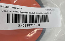 Load image into Gallery viewer, Google Home Mini 1st Gen Model H0A Voice Assistant Smart Speaker Untested
