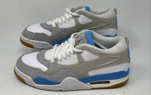 Load image into Gallery viewer, Authentic Nike Mens Jordan 4 RM FQ7939-104 White Blue Gray Sneakers Shoes Size 8
