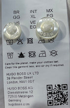 Load image into Gallery viewer, Hugo Boss Mens White Casual Slim Fit Collared Button-Up Shirt Size XL
