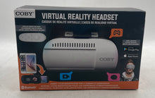 Load image into Gallery viewer, Coby White Black Bluetooth Smartphone Virtual Reality Headset Not Tested
