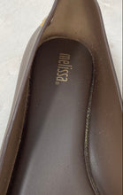 Load image into Gallery viewer, Melissa Womens Brown Bow Design Round Toe Slip-On Ballet Flats Size 9
