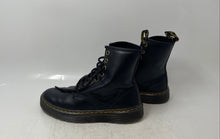 Load image into Gallery viewer, Dr. Martens Unisex Zavala Black Leather Lace-Up Ankle Combat Boots Size M4 W5

