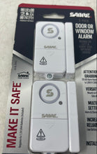 Load image into Gallery viewer, Set Of 2 Pack Sabre White 120dB Wireless Door Or Window Alarm Factory Sealed
