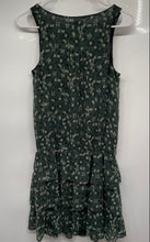 Load image into Gallery viewer, Mango Womens Green Printed Sleeveless Round Neck Pullover Mini Dress Size S
