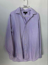 Load image into Gallery viewer, Banana Republic Mens Purple Long Sleeve Non-Iron Classic Fit Dress Shirt Size M
