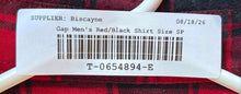 Load image into Gallery viewer, Gap Mens Red Black Plaid Collared Long Sleeve Button-Up Shirt Size S
