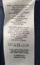 Load image into Gallery viewer, Ann Taylor Womens Blue Long Sleeve Pockets Notch Lapel One-Button Blazer Size 0

