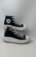 Load image into Gallery viewer, Converse Womens Chuck Taylor All Star Move Black White Sneaker Shoes Size 8.5
