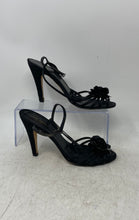 Load image into Gallery viewer, Kate Spade New York Womens Black Leather Stiletto Ankle Strap Heels Size 7.5B

