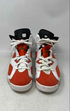 Load image into Gallery viewer, Nike Mens Air Jordan 6 Retro White Orange Black Lace-Up Sneaker Shoes Size 9
